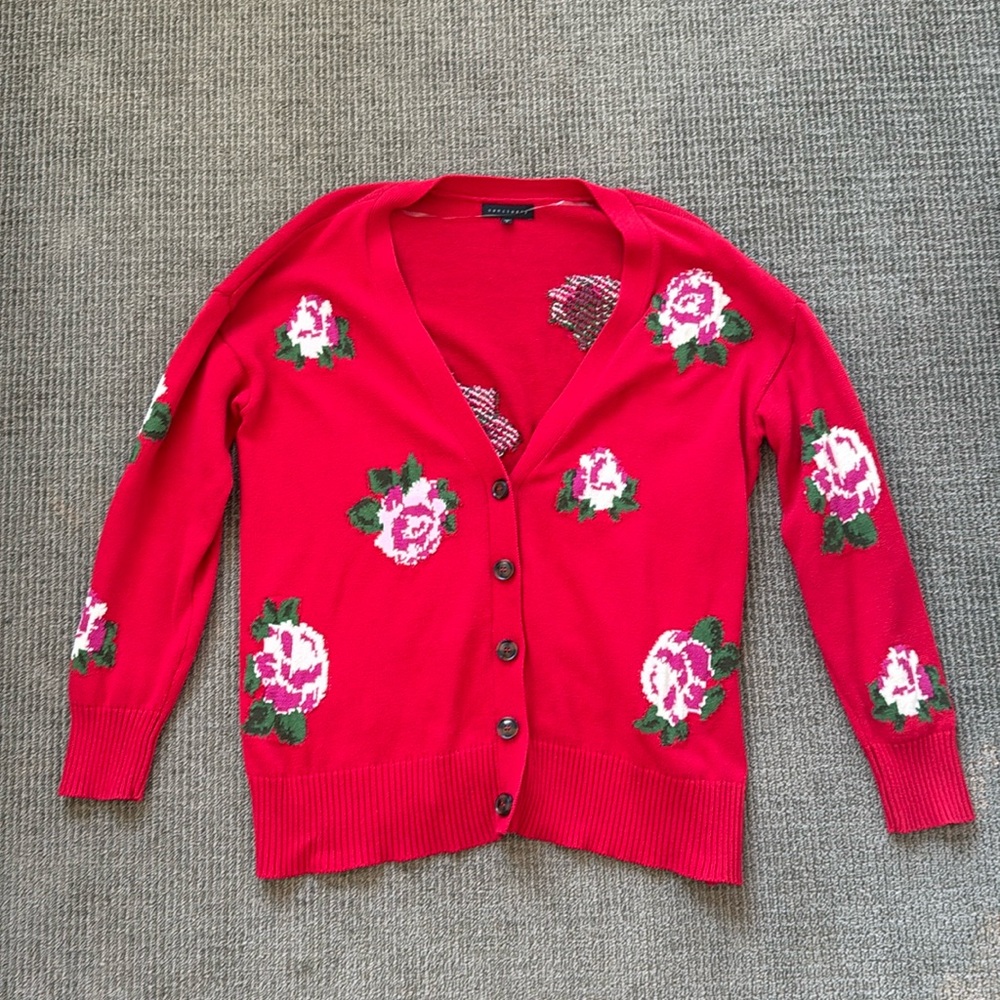 Sanctuary Rosetta V-Neck Cardigan